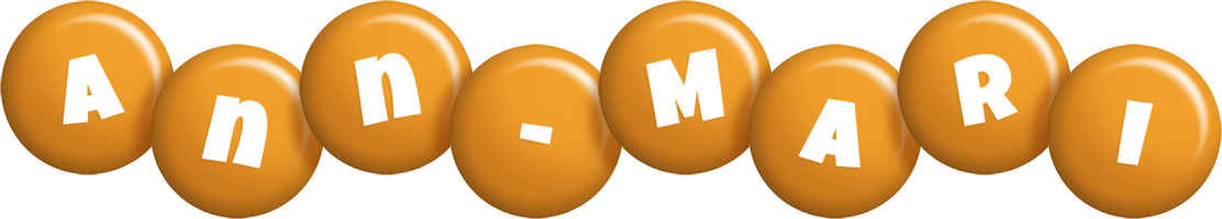 Ann-Mari candy-orange logo