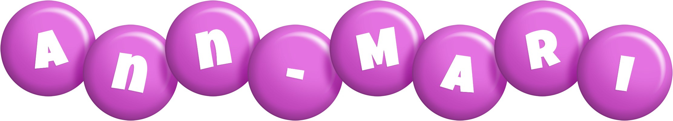 Ann-Mari candy-purple logo