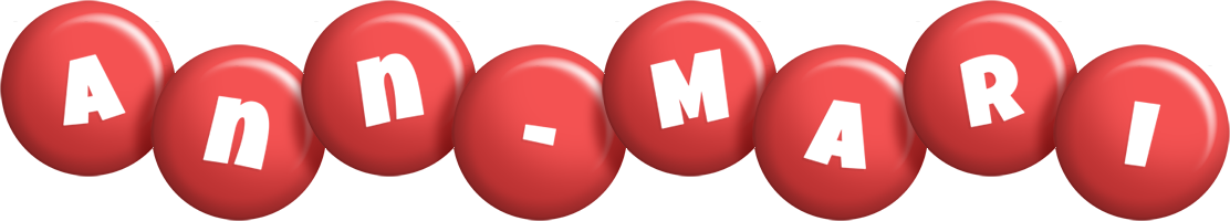 Ann-Mari candy-red logo