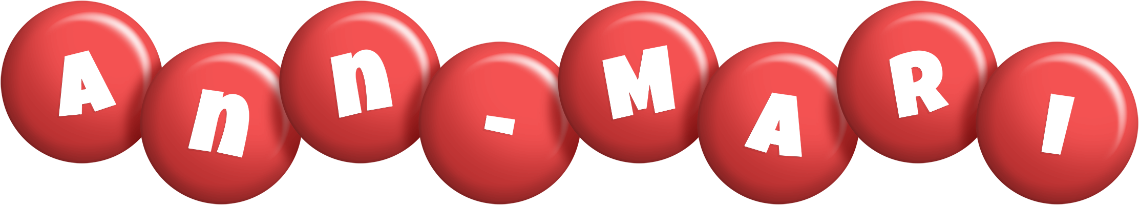 Ann-Mari candy-red logo