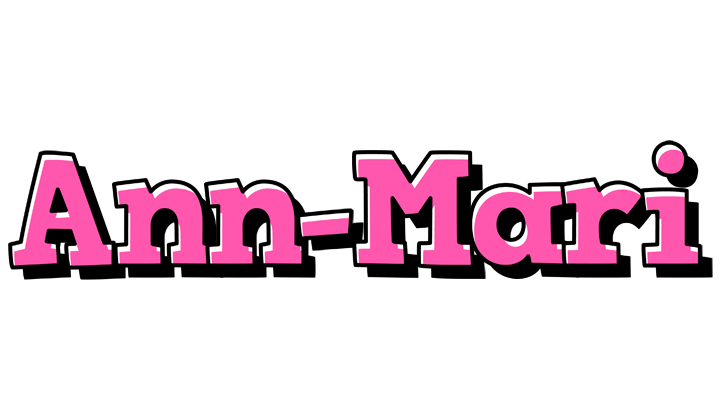 Ann-Mari girlish logo