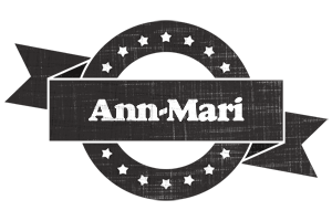 Ann-Mari grunge logo