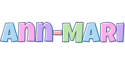 Ann-Mari pastel logo
