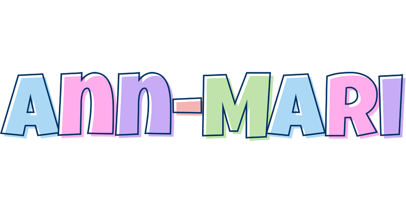 Ann-Mari pastel logo