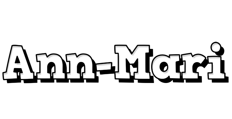 Ann-Mari snowing logo