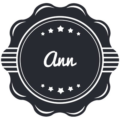 Ann badge logo