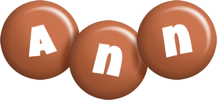 Ann candy-brown logo