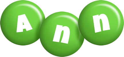Ann candy-green logo
