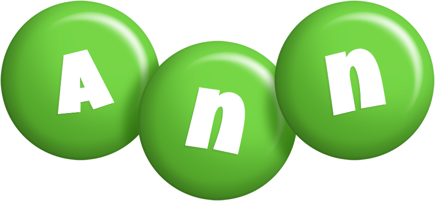 Ann candy-green logo