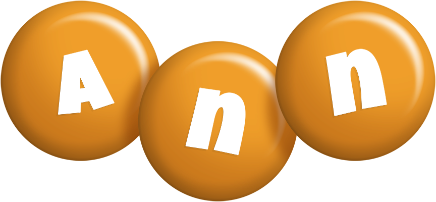 Ann candy-orange logo