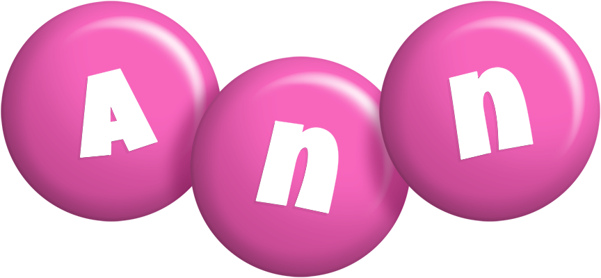 Ann candy-pink logo