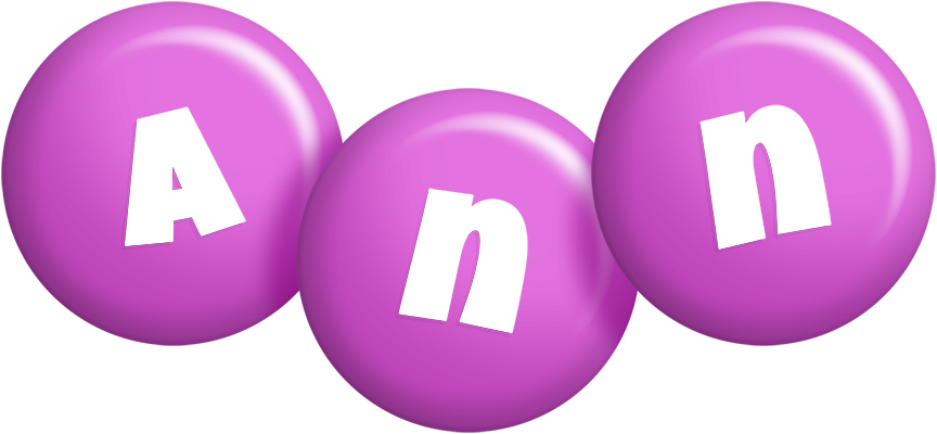Ann candy-purple logo