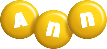 Ann candy-yellow logo