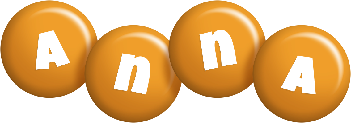 Anna candy-orange logo