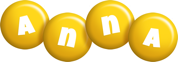 Anna candy-yellow logo