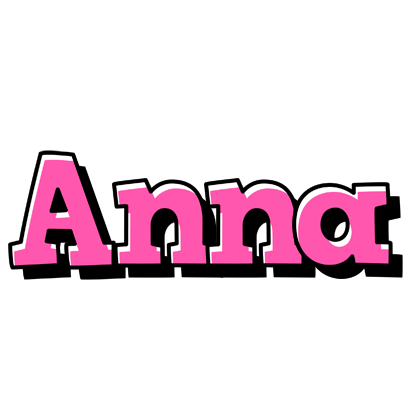 Anna girlish logo