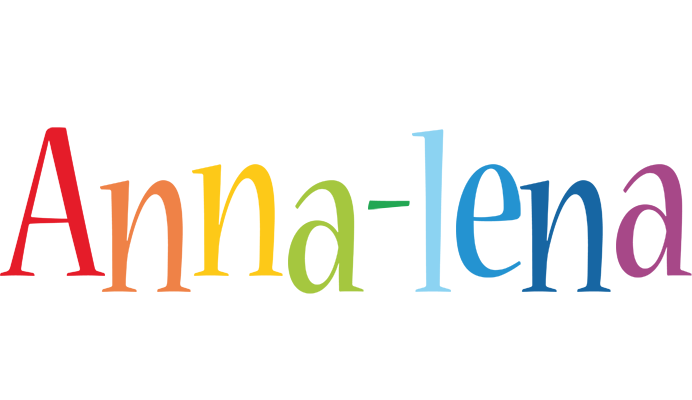Anna-lena birthday logo