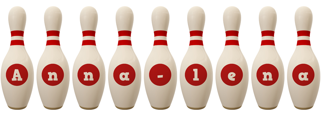 Anna-lena bowling-pin logo