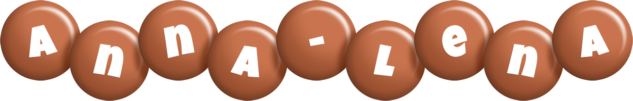 Anna-lena candy-brown logo