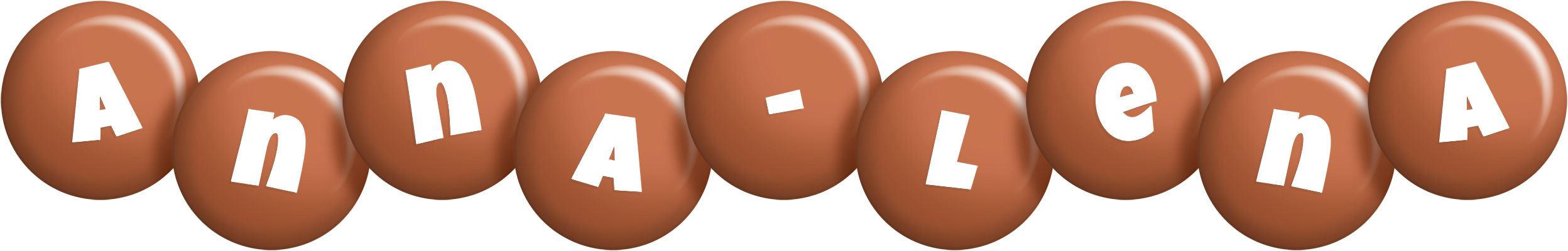 Anna-lena candy-brown logo