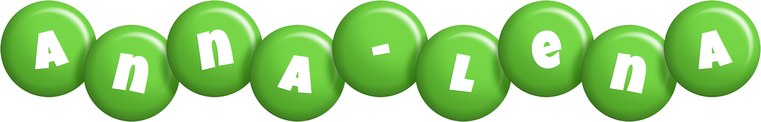 Anna-lena candy-green logo