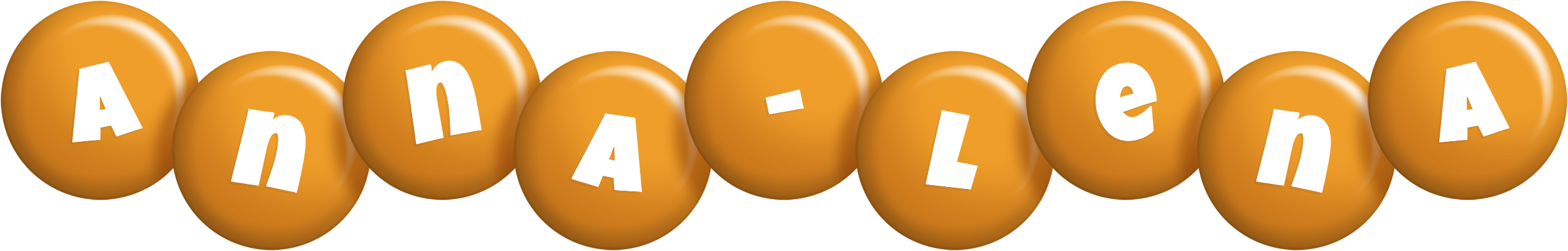 Anna-lena candy-orange logo