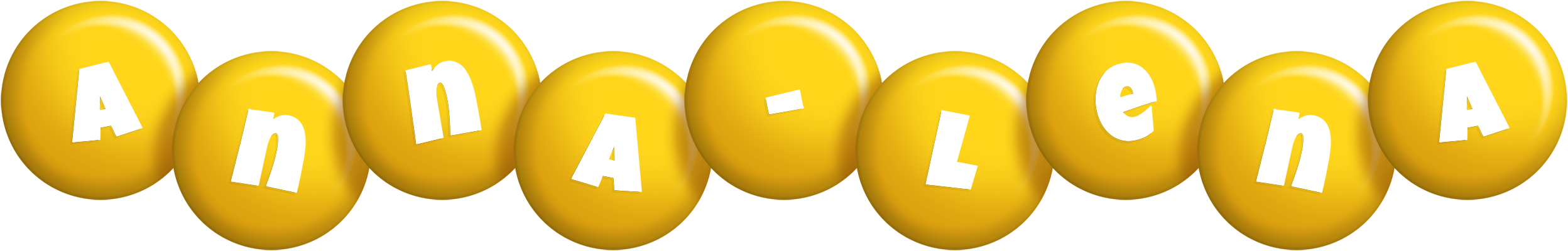 Anna-lena candy-yellow logo