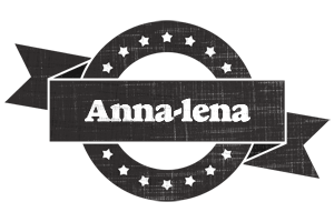 Anna-lena grunge logo