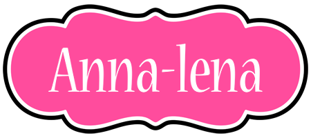 Anna-lena invitation logo