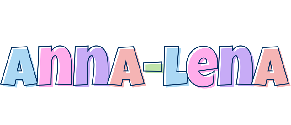 Anna-lena pastel logo