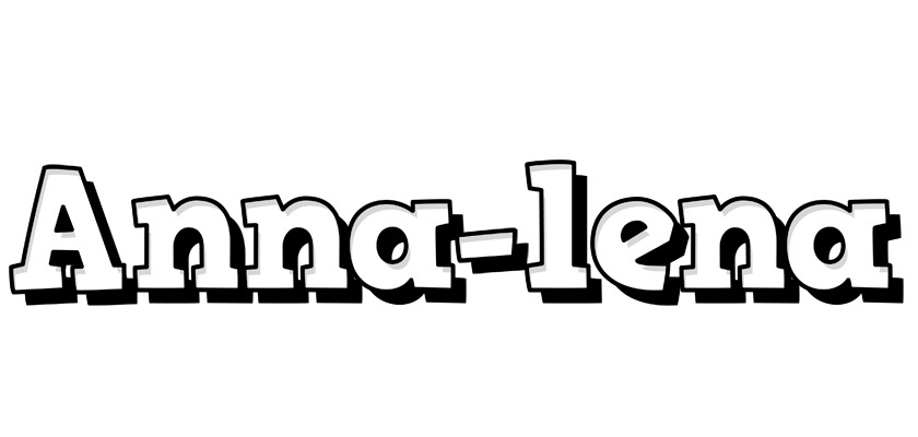Anna-lena snowing logo