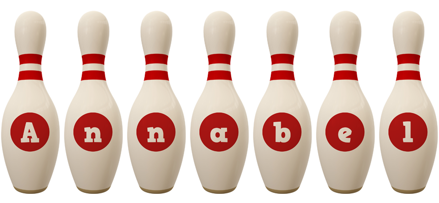Annabel bowling-pin logo