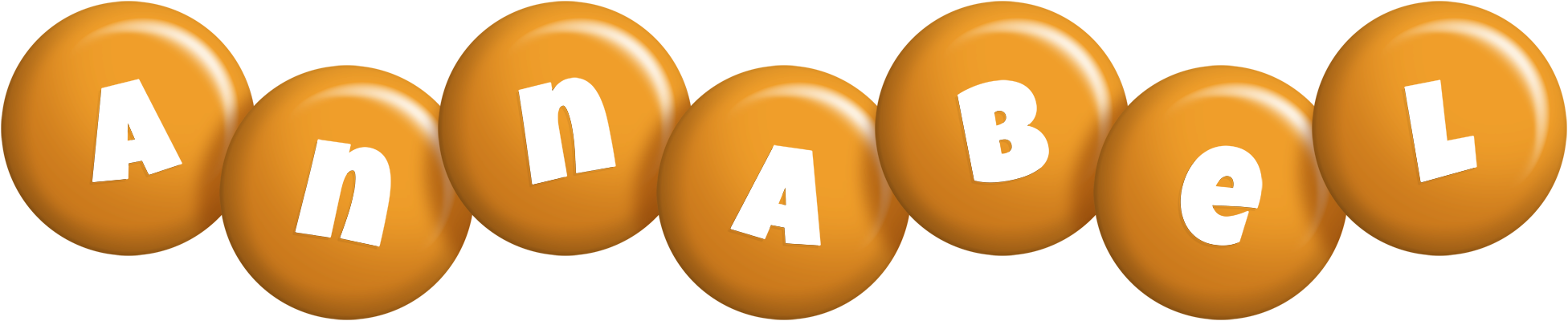 Annabel candy-orange logo