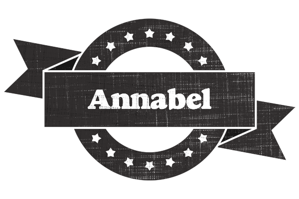 Annabel grunge logo