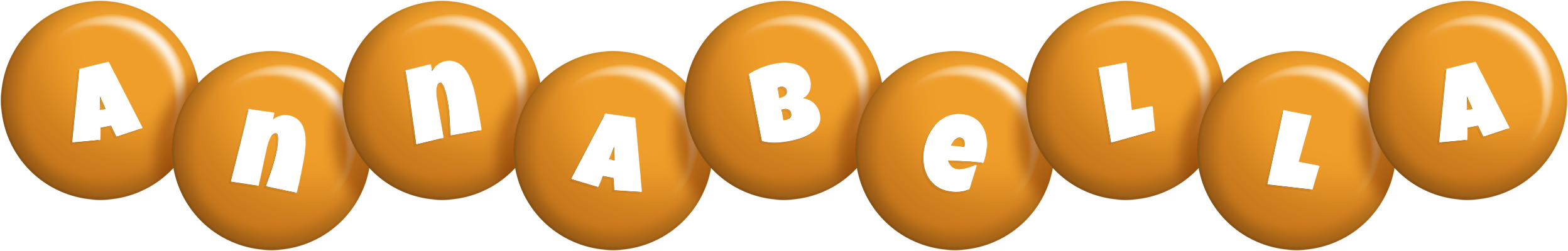 Annabella candy-orange logo