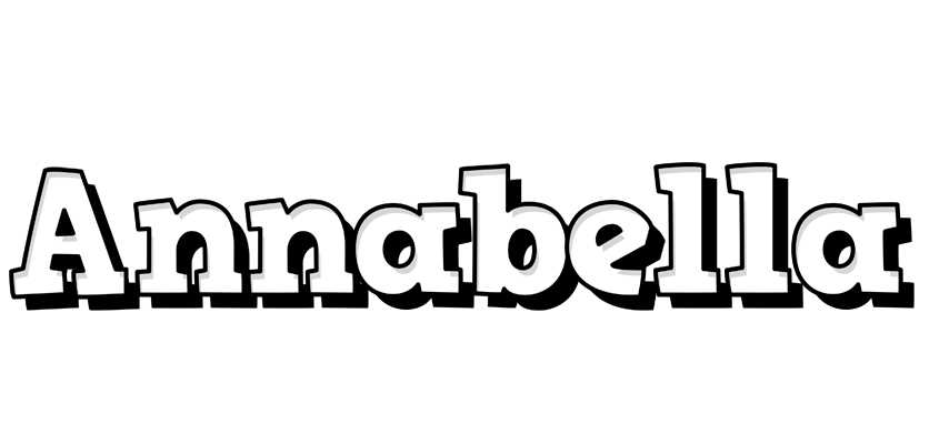 Annabella snowing logo