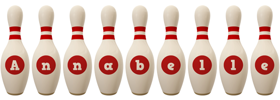 Annabelle bowling-pin logo