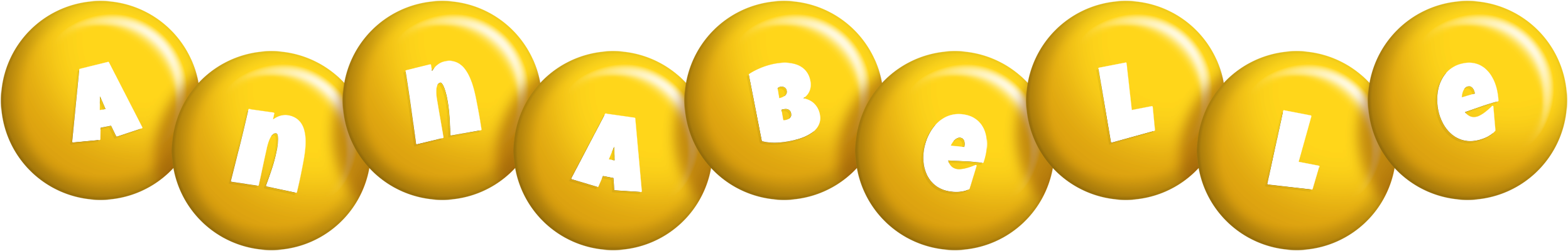 Annabelle candy-yellow logo