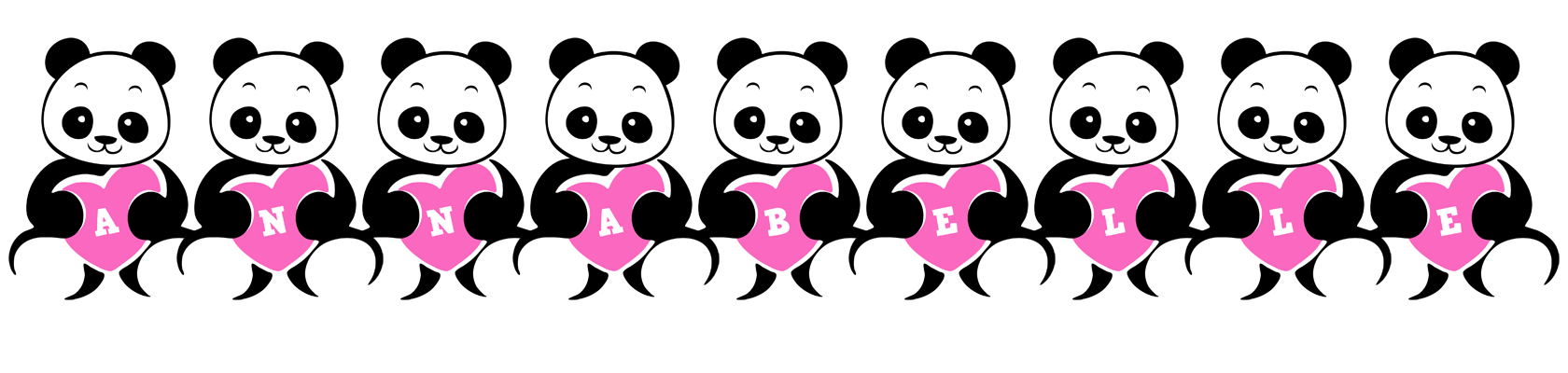 Annabelle love-panda logo