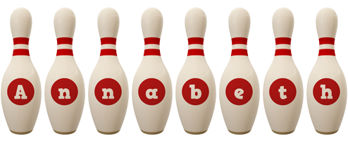 Annabeth bowling-pin logo