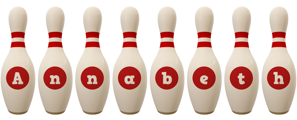 Annabeth bowling-pin logo