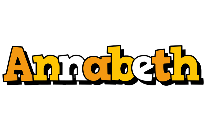 Annabeth cartoon logo