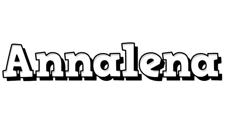 Annalena snowing logo