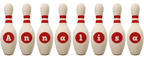 Annalisa bowling-pin logo