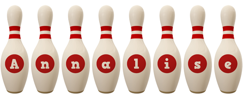 Annalise bowling-pin logo