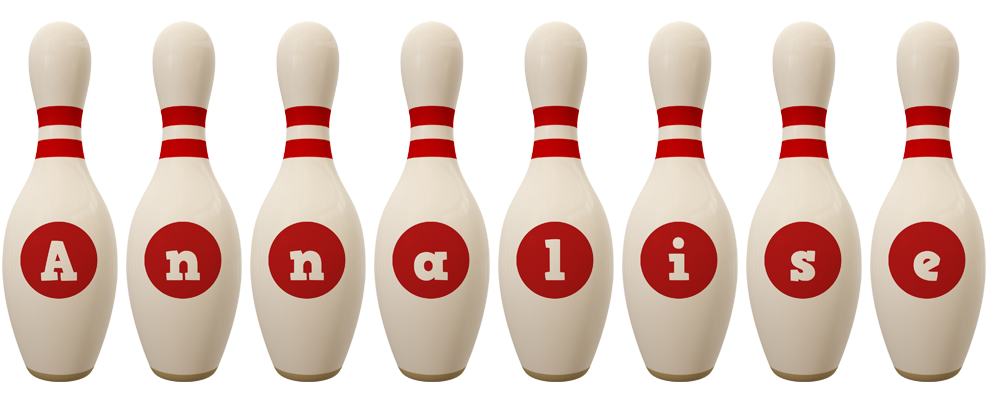 Annalise bowling-pin logo