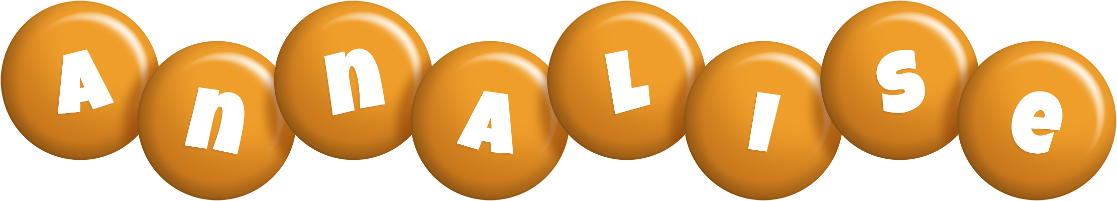 Annalise candy-orange logo