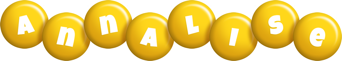 Annalise candy-yellow logo