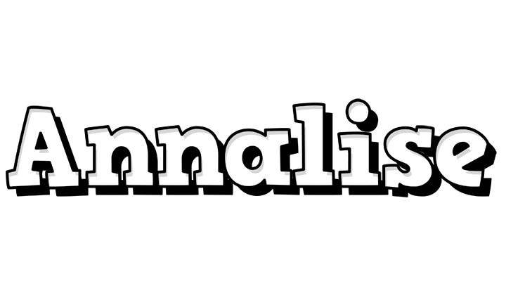Annalise snowing logo