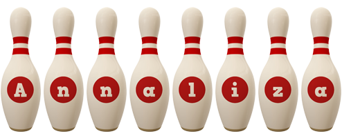 Annaliza bowling-pin logo